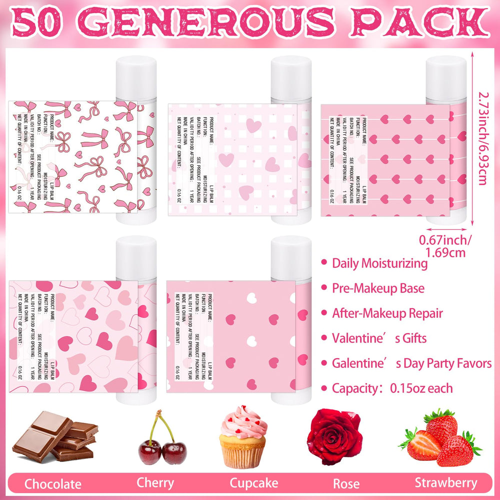 Swiffen Valentine lip balm cherry flavor for quick hydration