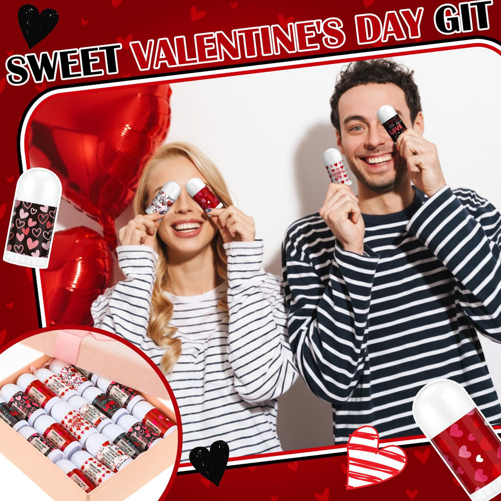 Swiffen Valentine lip balm strawberry flavor for vibrant, moisturized lips