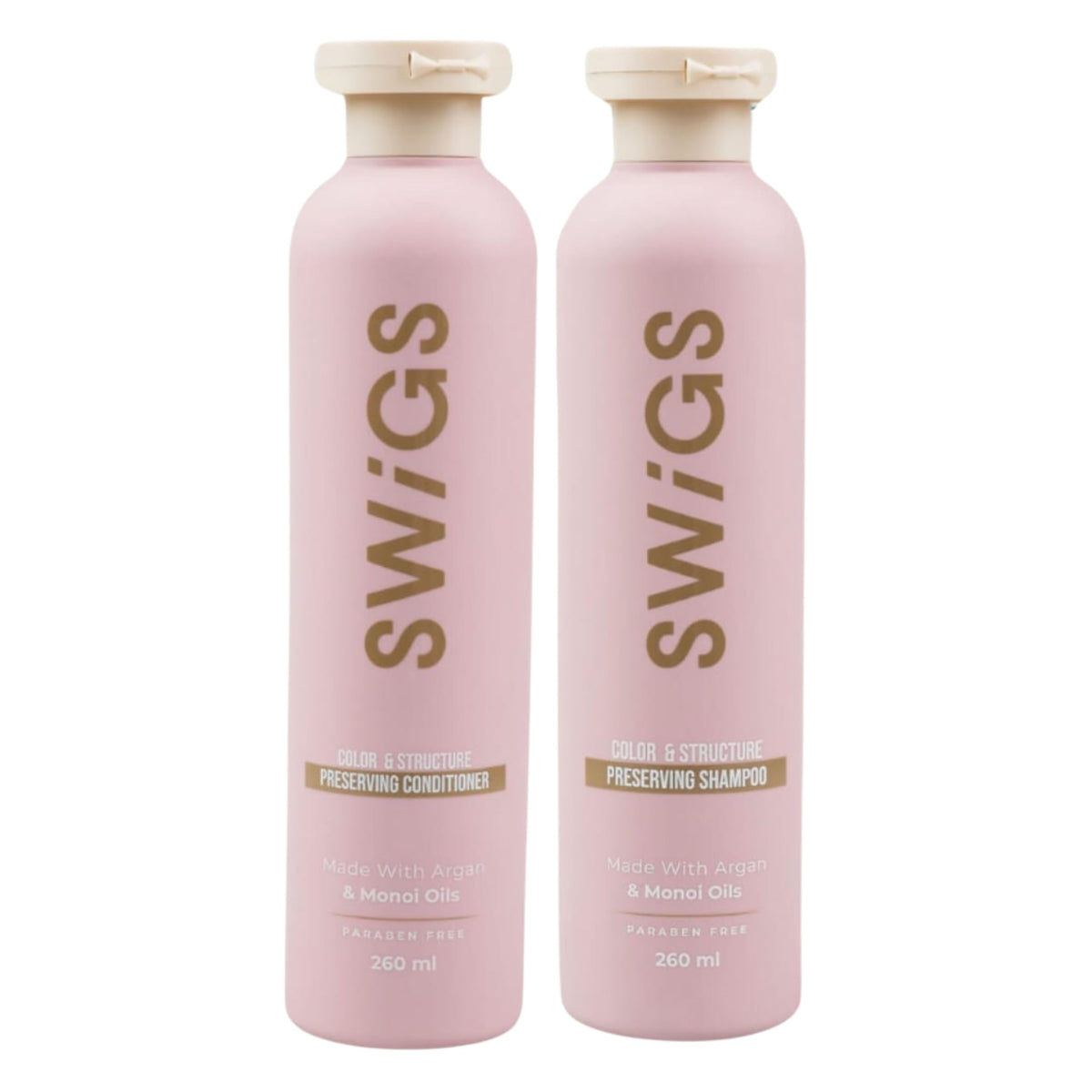 SWIGS wig shampoo bottle delivers gentle cleansing for synthetic and human hair