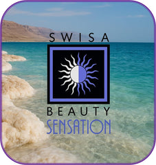Hands applying Swisa Beauty Dead Sea foot lotion for easy use