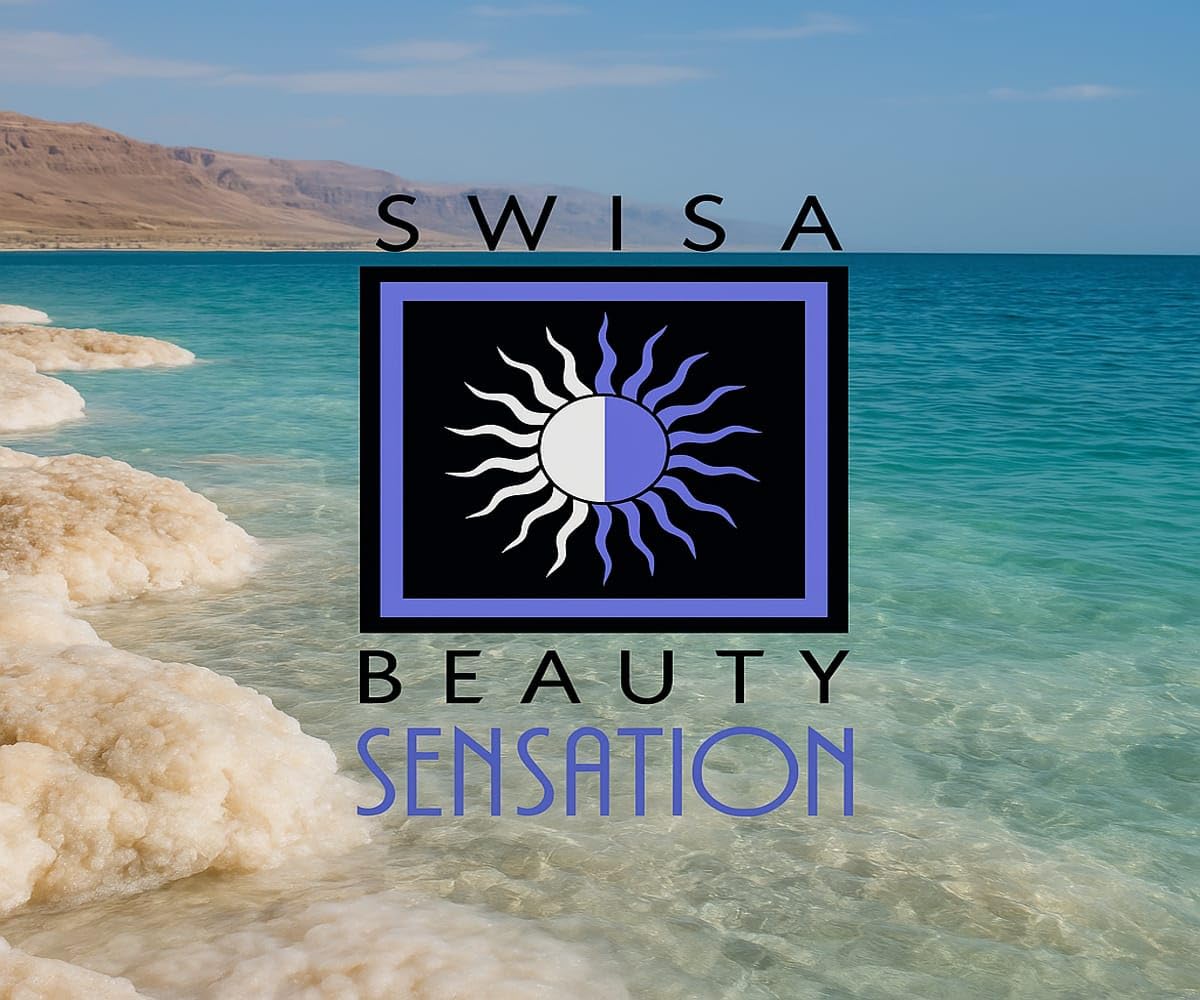 Portrait of Swisa Beauty Dead Sea foot lotion in its packaging