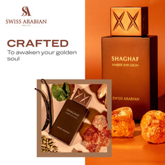 Opening notes of dry amber and ginger for a luminous first impression