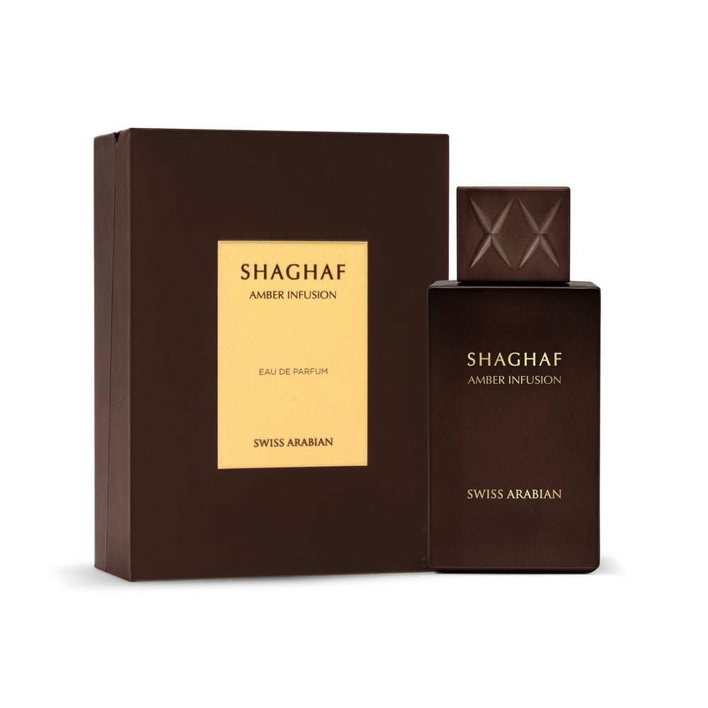 Unisex Swiss Arabian Shaghaf Amber Infusion fits both genders for versatile evenings