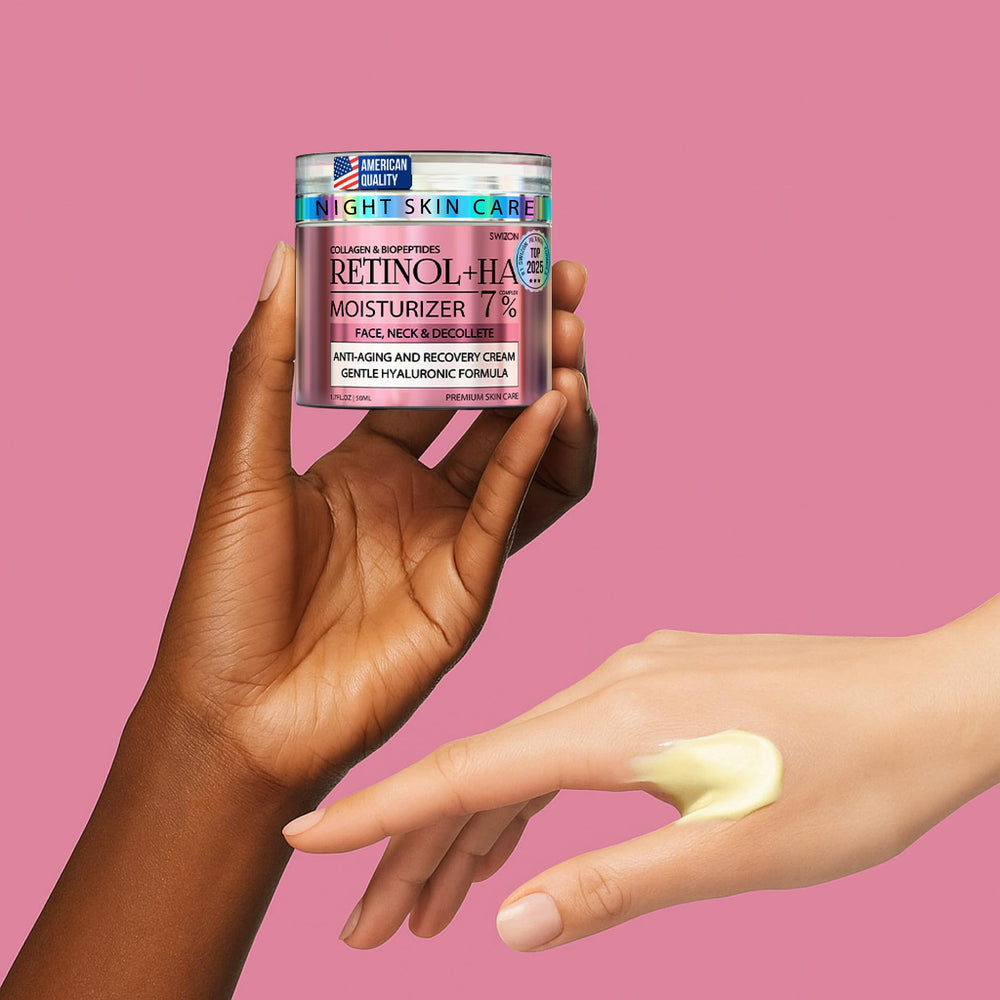 SWIZON night routine application demonstrates evening use for renewal