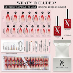 SXC 15 sizes arranged for quick comfortable fit across nails.