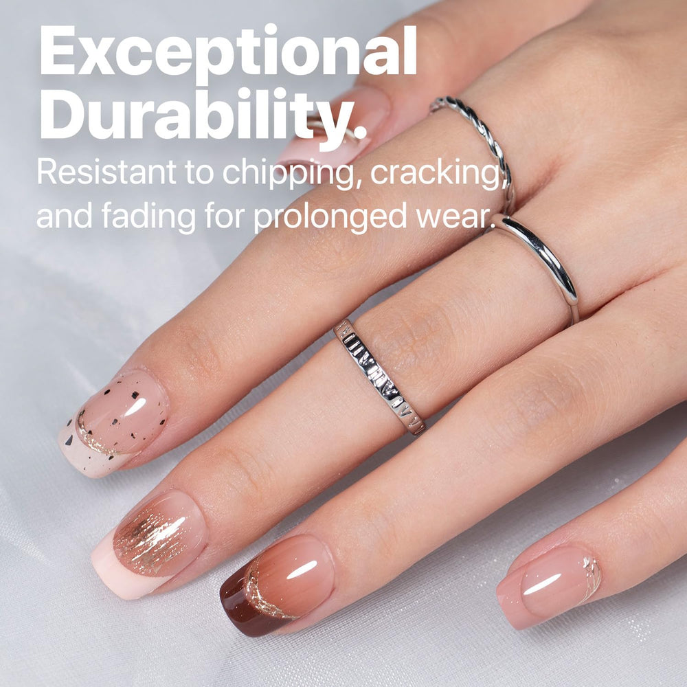 SXC easy-application tools in kit enable quick DIY manicures.