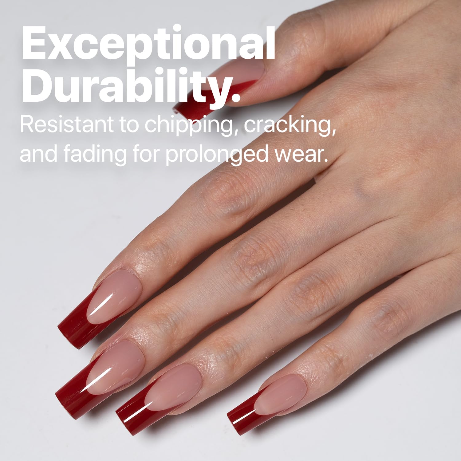 SXC Red Series nails on a clean surface ready to be applied