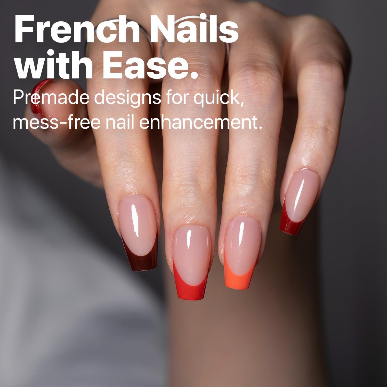 SXC Red Series X-Pro Tips Starter Kit highlighting versatile nail tips for quick at-home manicures.