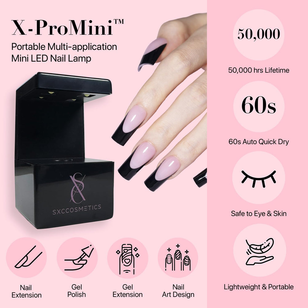 SXC starter kit contents ready for at-home manicure customization.