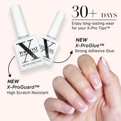 SXC XS-square nails on hand demonstrate precise fit for fast applications.