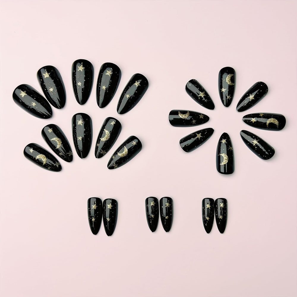 SXTSZJ 24-piece nail extensions in storage box for easy DIY manicure