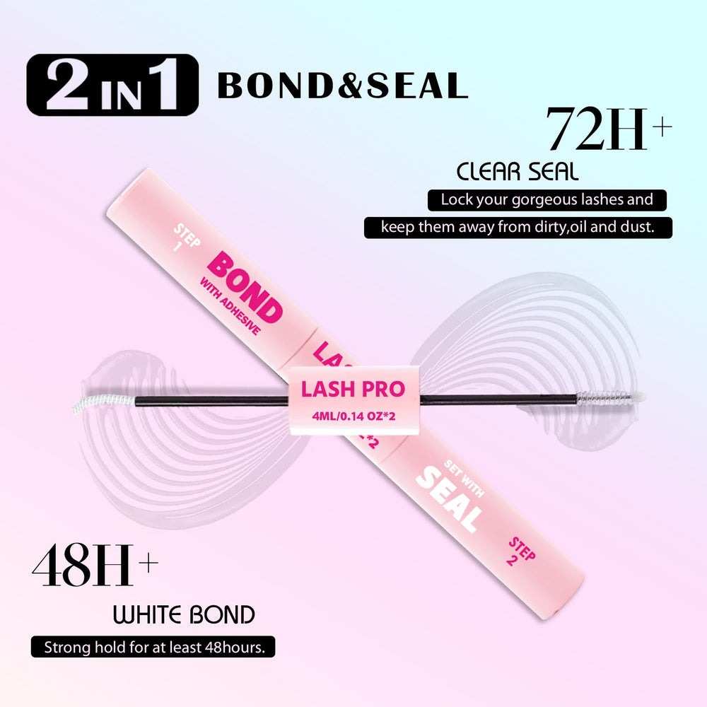 SY SHUYING step-2 seal for secure, day-long lashes after application.