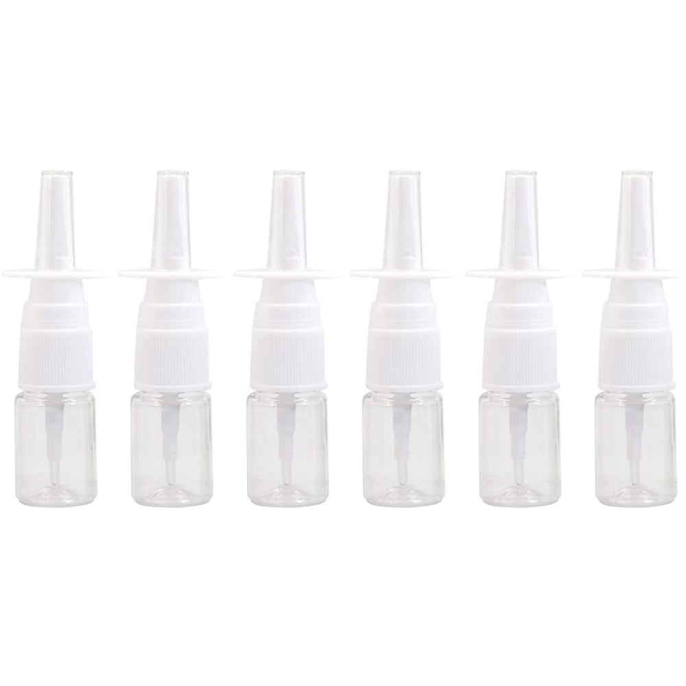 SYBL nasal spray bottle 5ml clear with cap for travel and convenience.