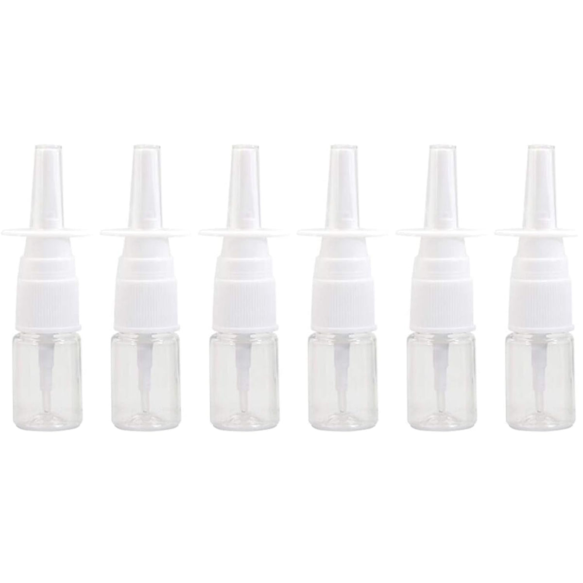SYBL nasal spray bottle 5ml clear with cap for travel and convenience.