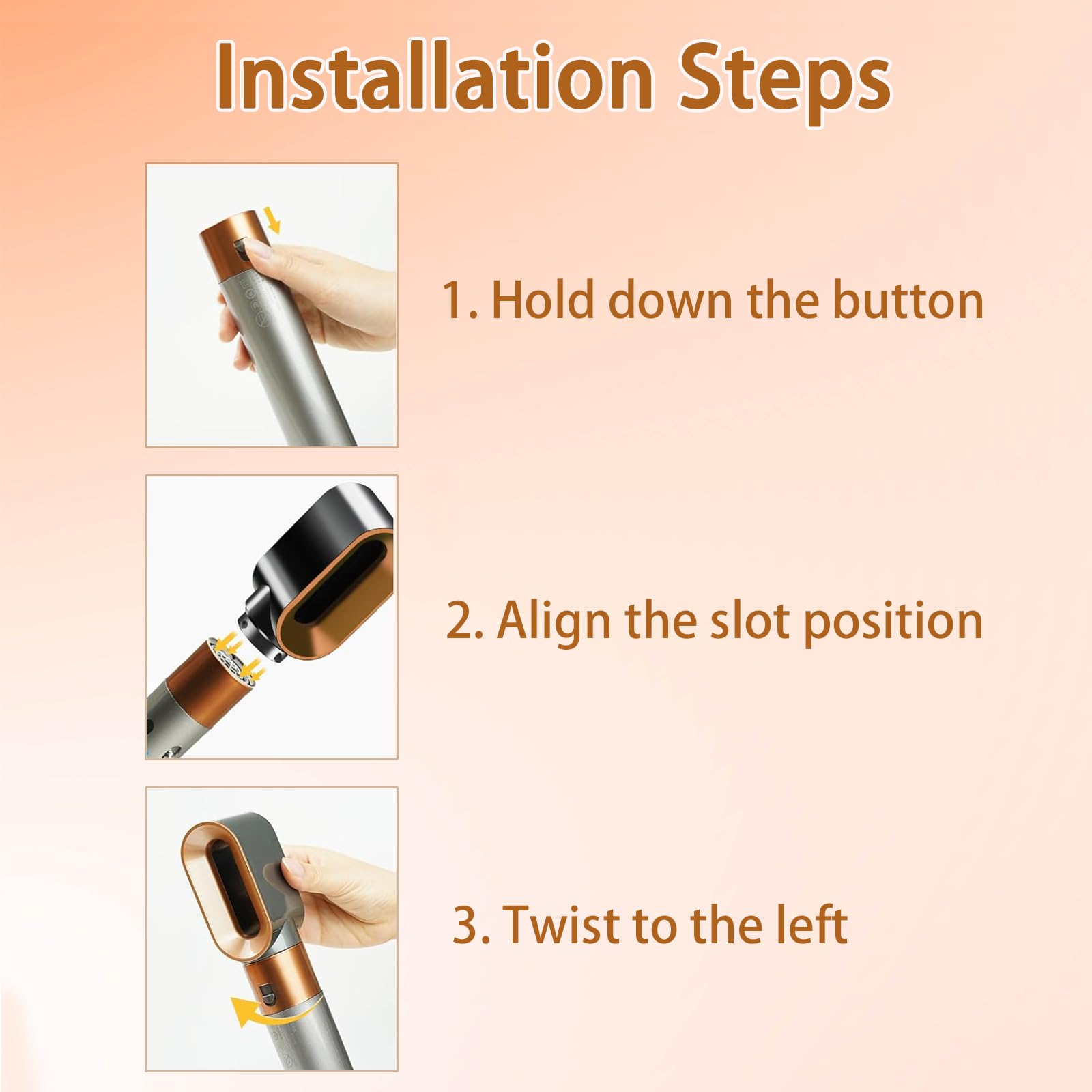 Sygbttq frizz-control potential during styling with pre-styling nozzle.