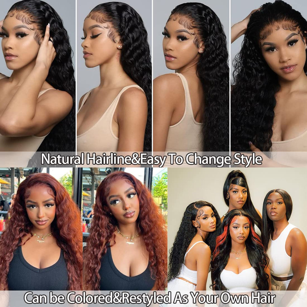 SYHGK deep curly 24 inch wig adds voluminous bounce and definition