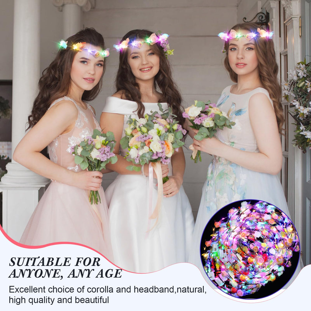 Syhood safe paper flower headband designed for comfortable wear.