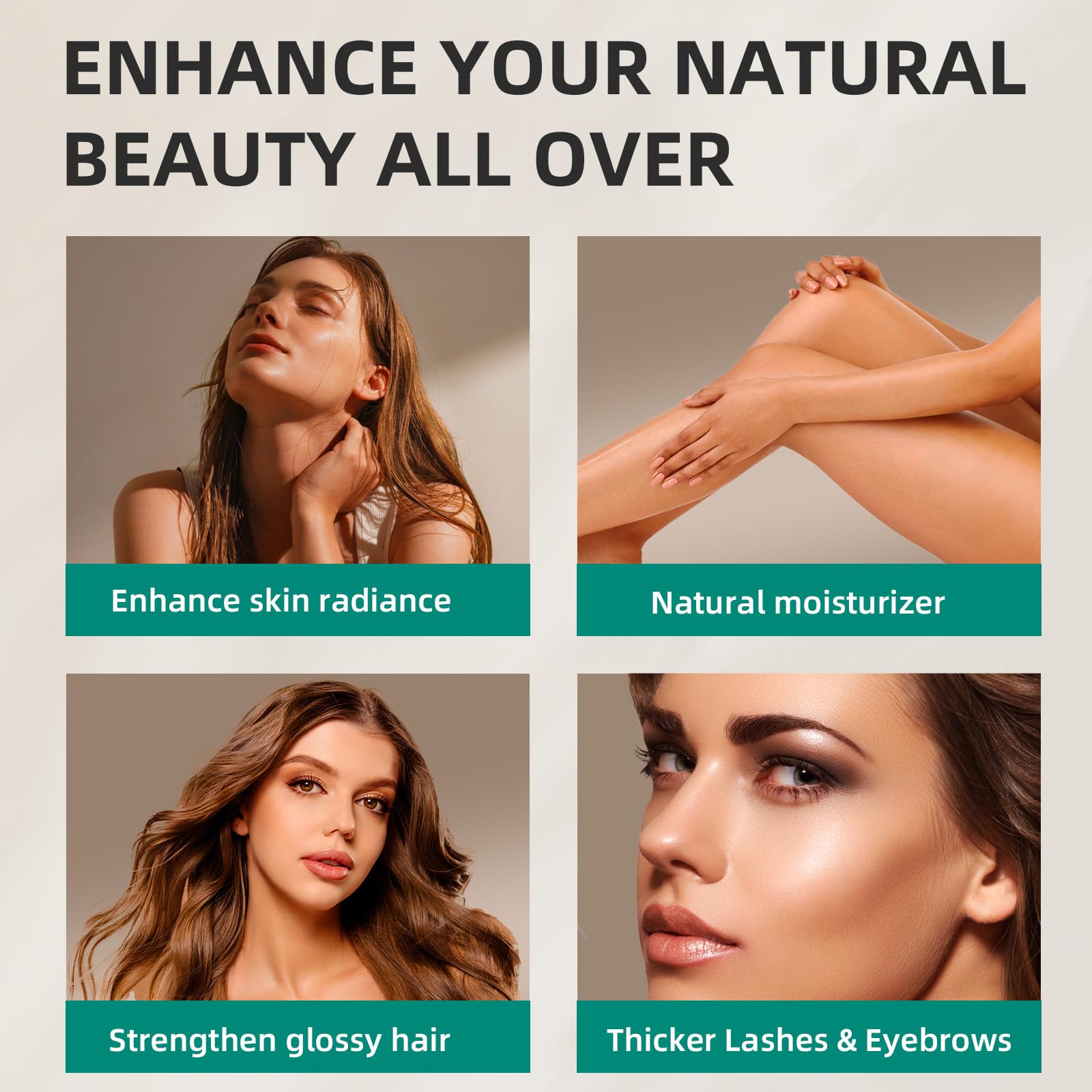 SYLVANA castor oil hydrates skin for improved softness and elasticity.