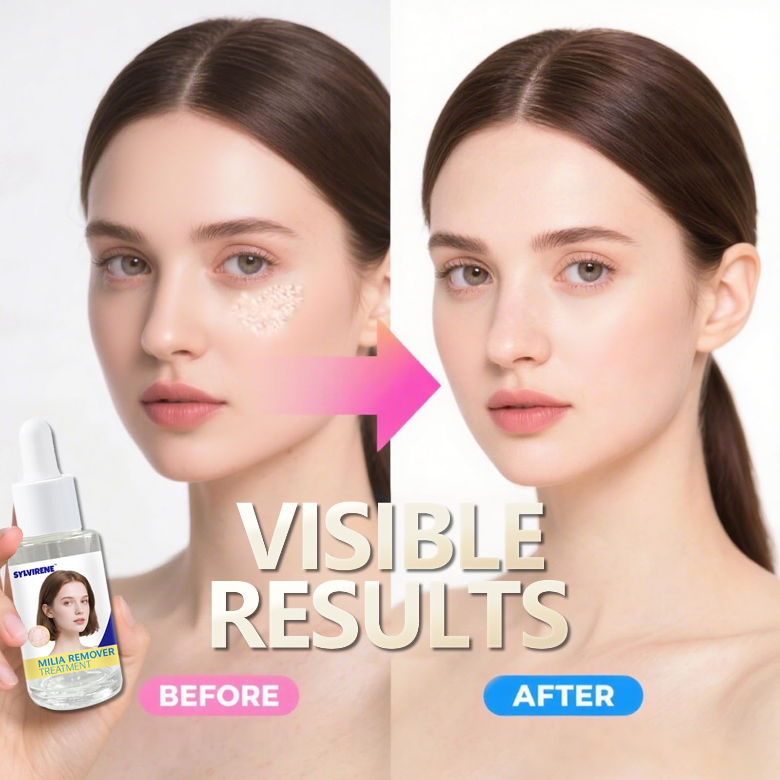 Gentle care around the eye area using Sylvirene serum