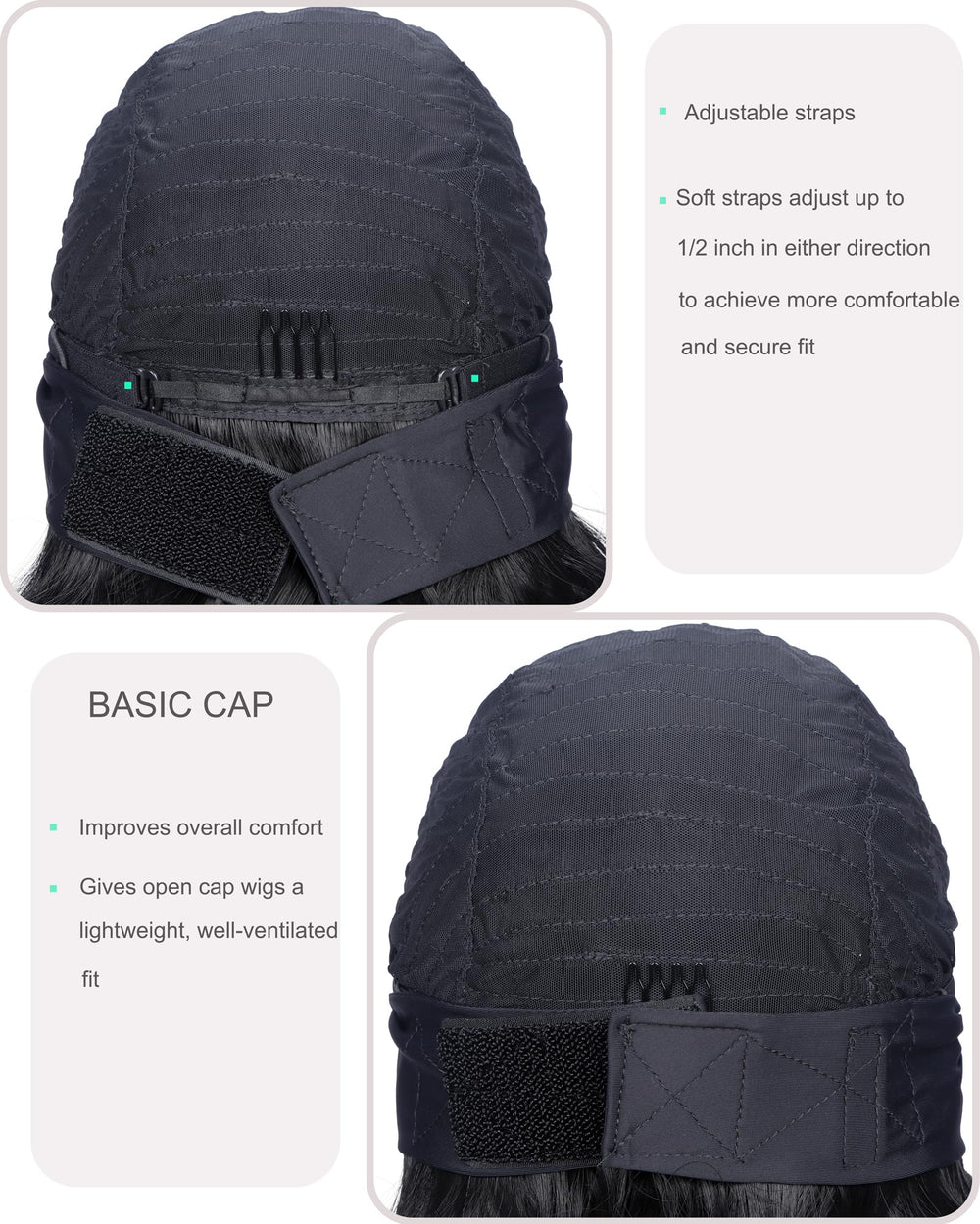 SYMEIW Daily-use headband wig suits daily errands and casual events.