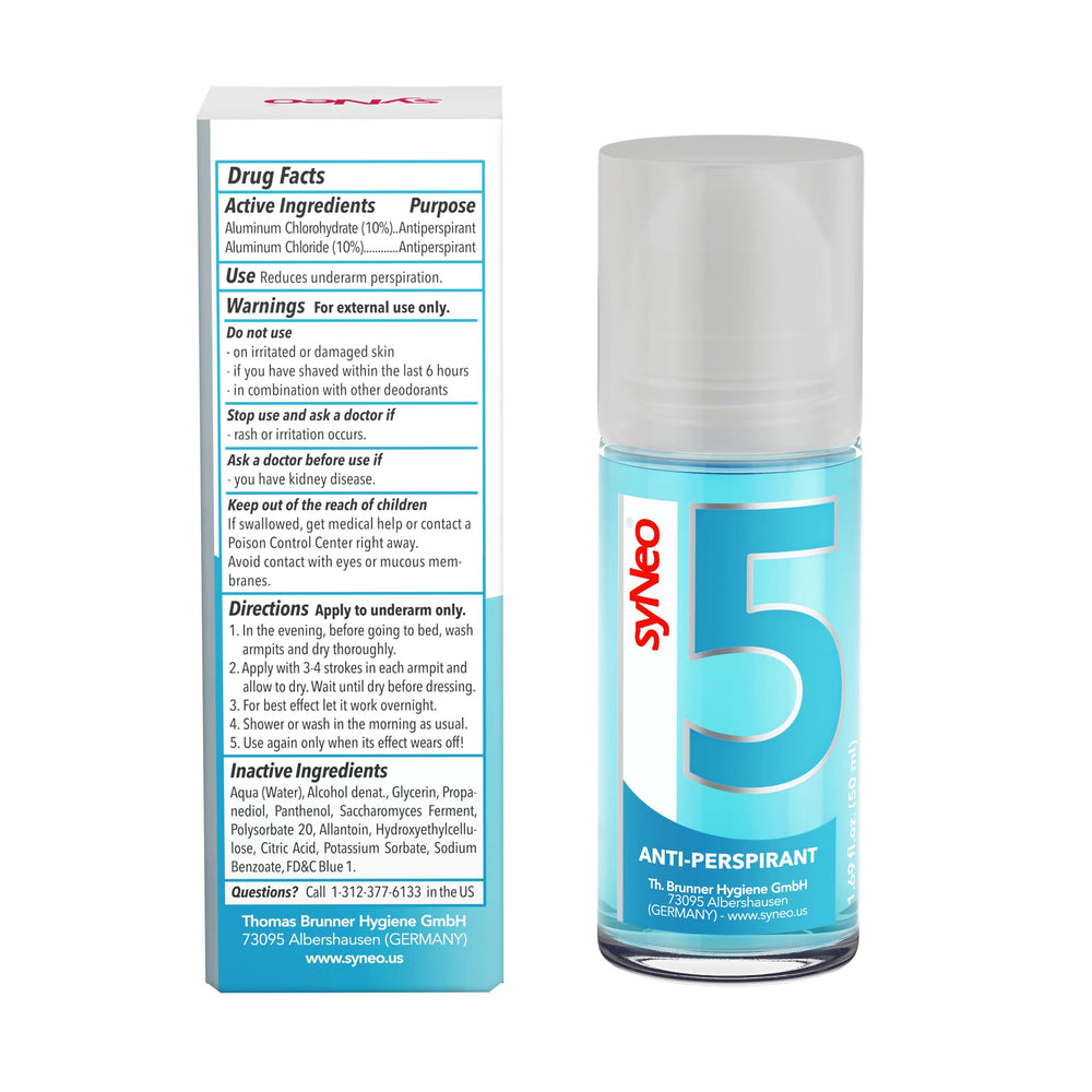 syNeo 5 packaging image featuring compact bottle and eco-friendly design
