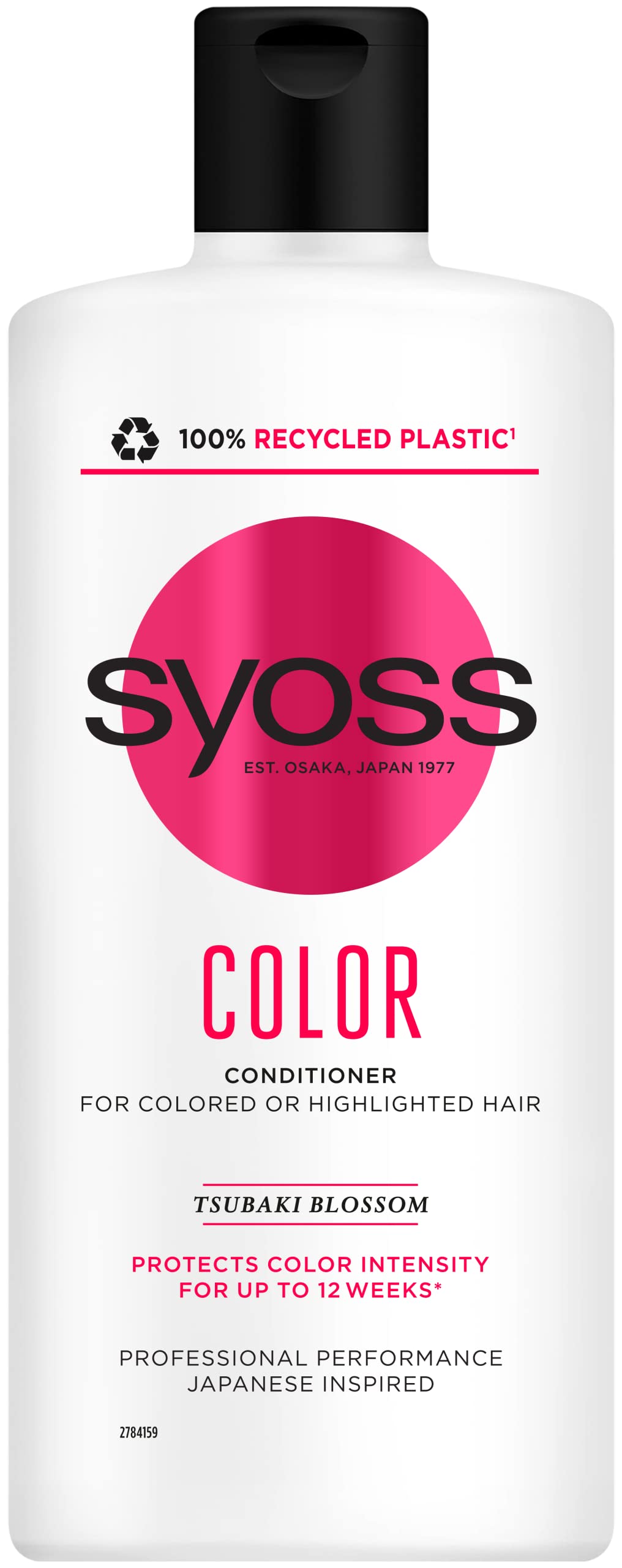 Syoss Color Conditioner bottle front showing color protection for dyed hair