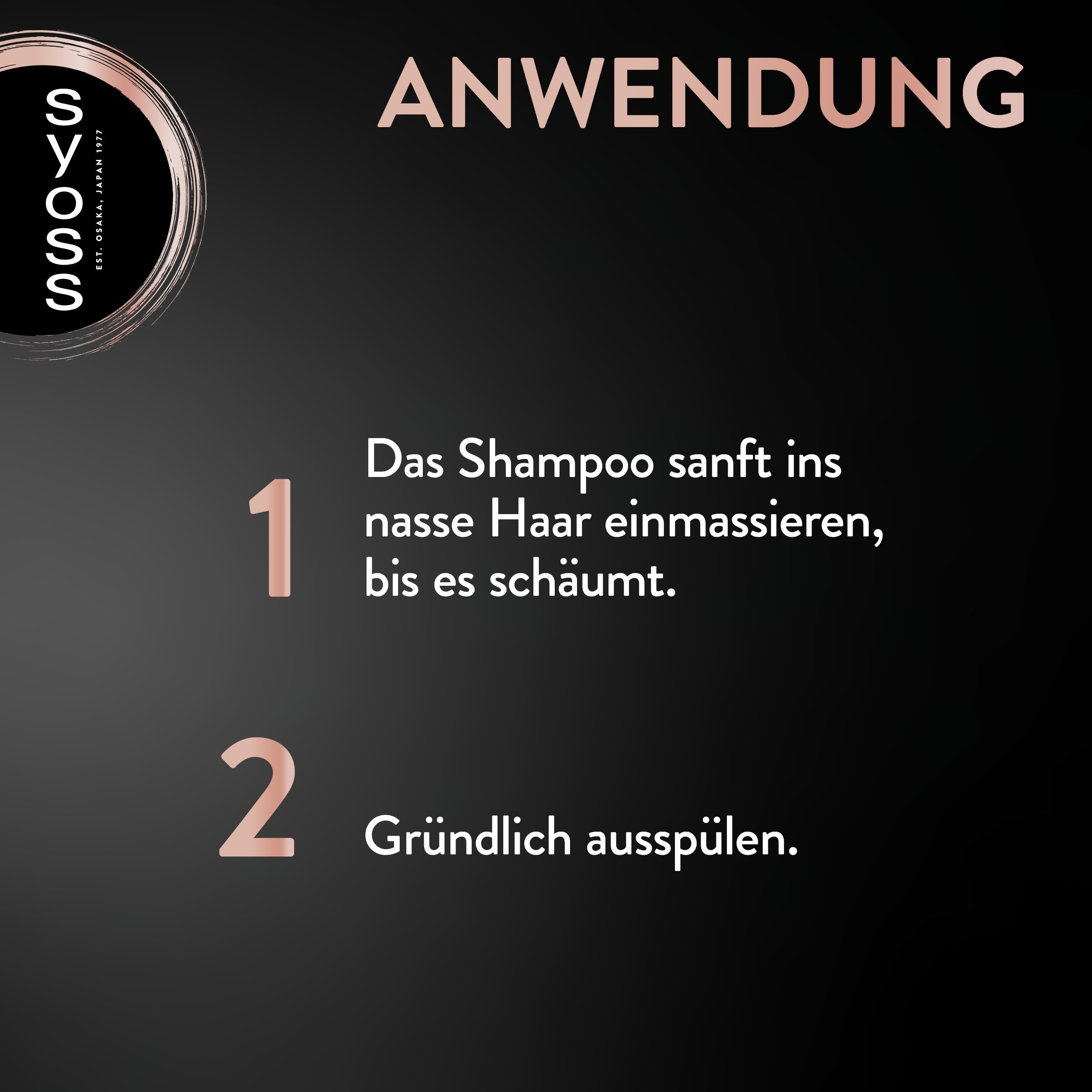 Syoss Keratin Shampoo with 90% natural origin ingredients shown for gentle cleansing