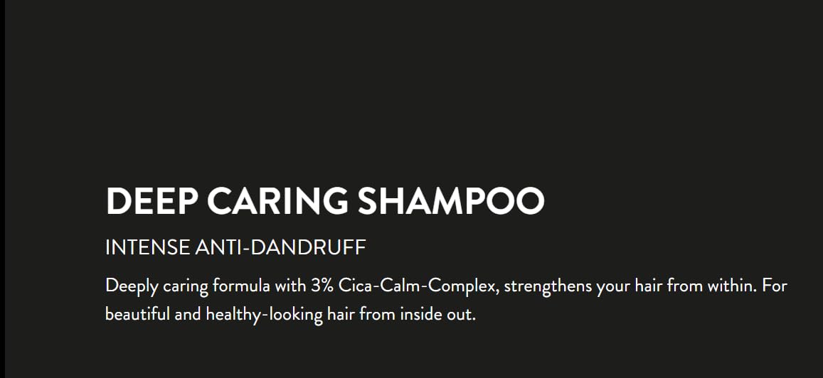 Syoss scalp massage application showing soothing use