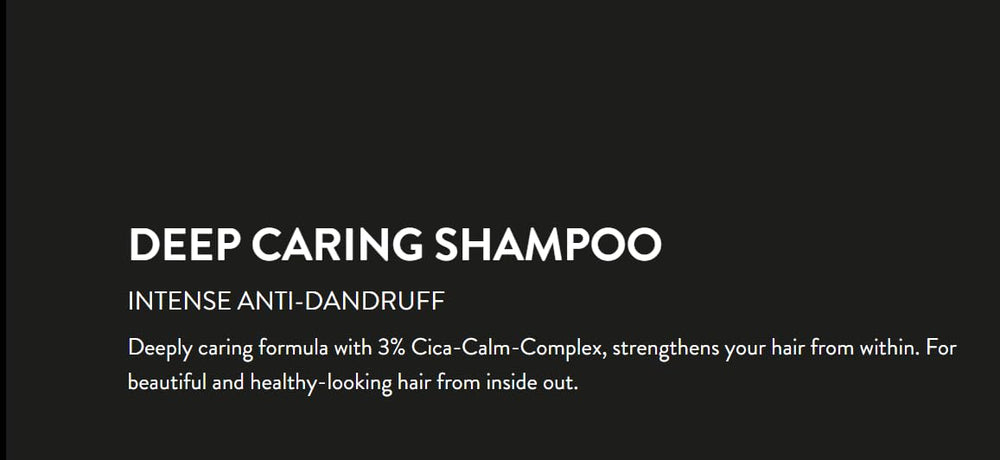 Syoss scalp massage application showing soothing use