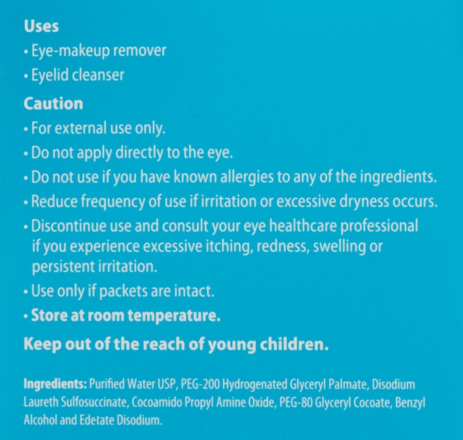 Systane Lid Wipes close-up, hypoallergenic formula for delicate eyes.