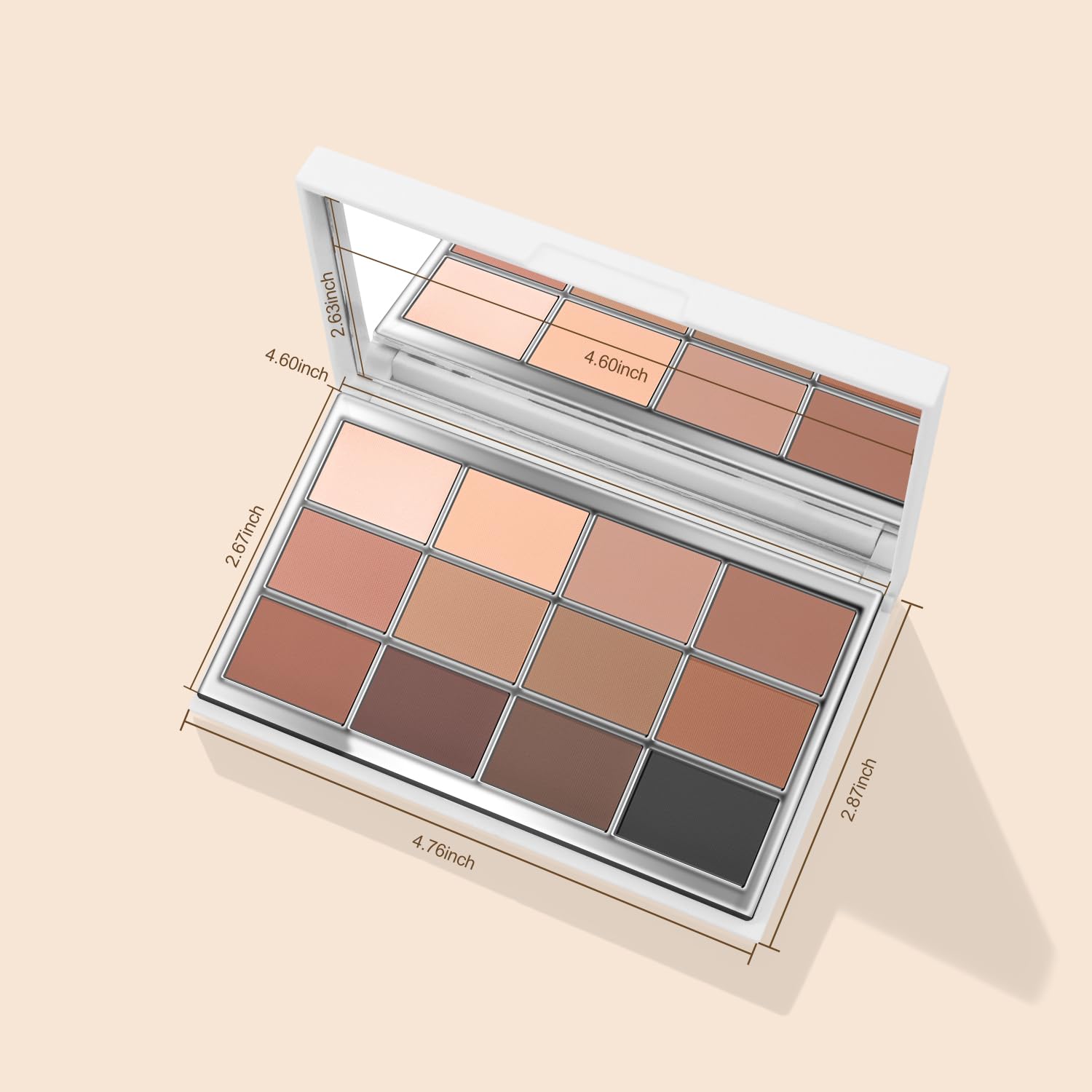 SZDYM Chameleon Eyeshadow Palette creamy texture glides smoothly onto lids.