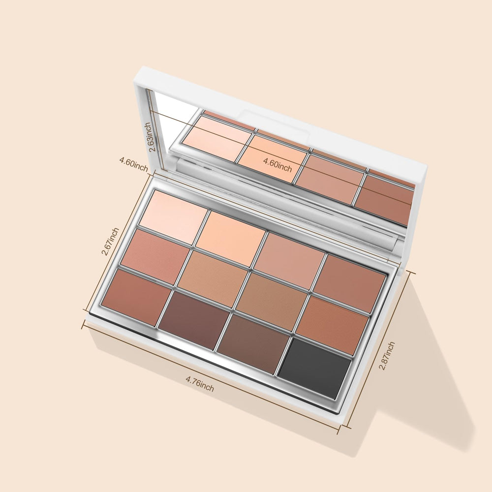 SZDYM Chameleon Eyeshadow Palette creamy texture glides smoothly onto lids.