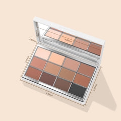 SZDYM Chameleon Eyeshadow Palette creamy texture glides smoothly onto lids.