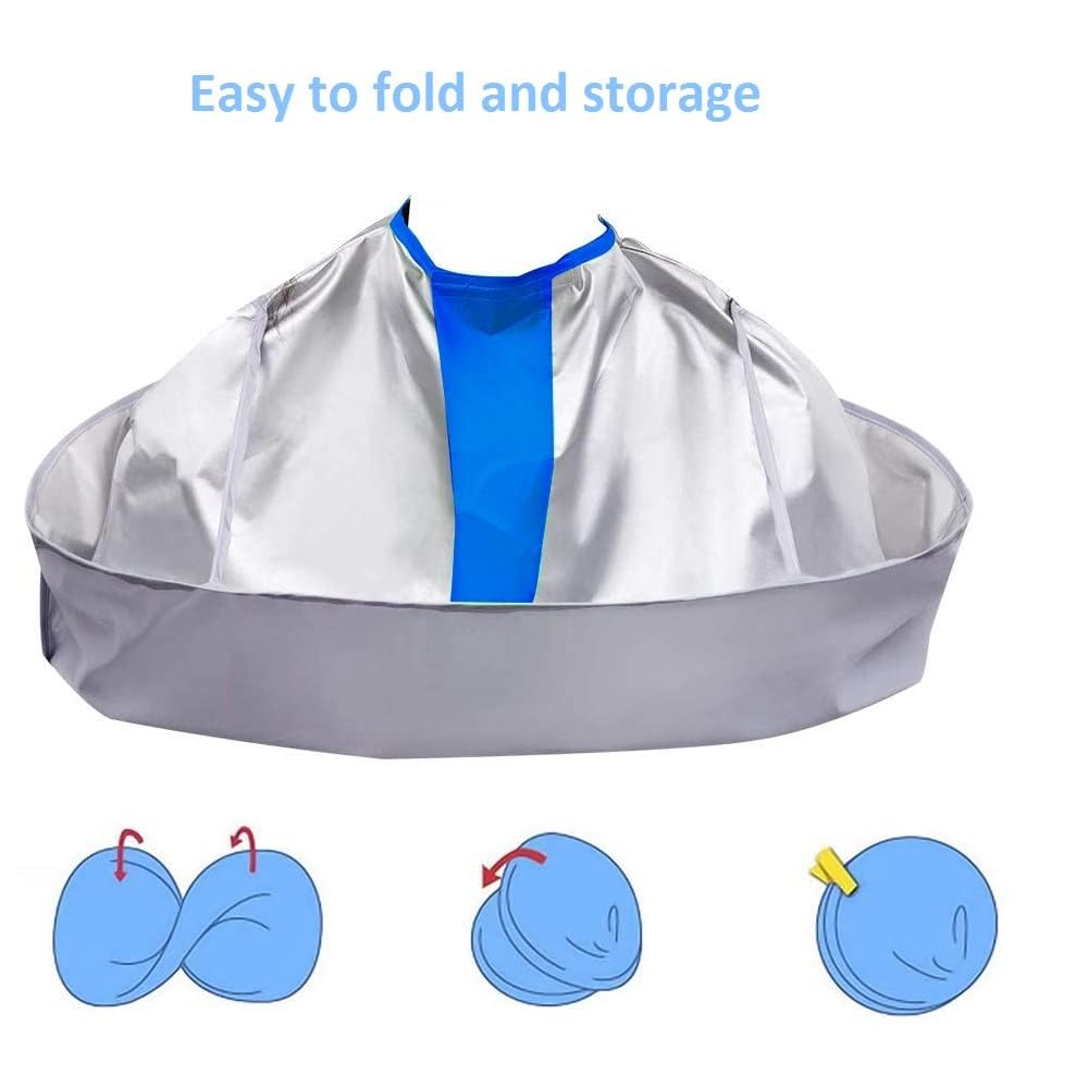 SZHSTC folded storage design shows compact, space saving cape.