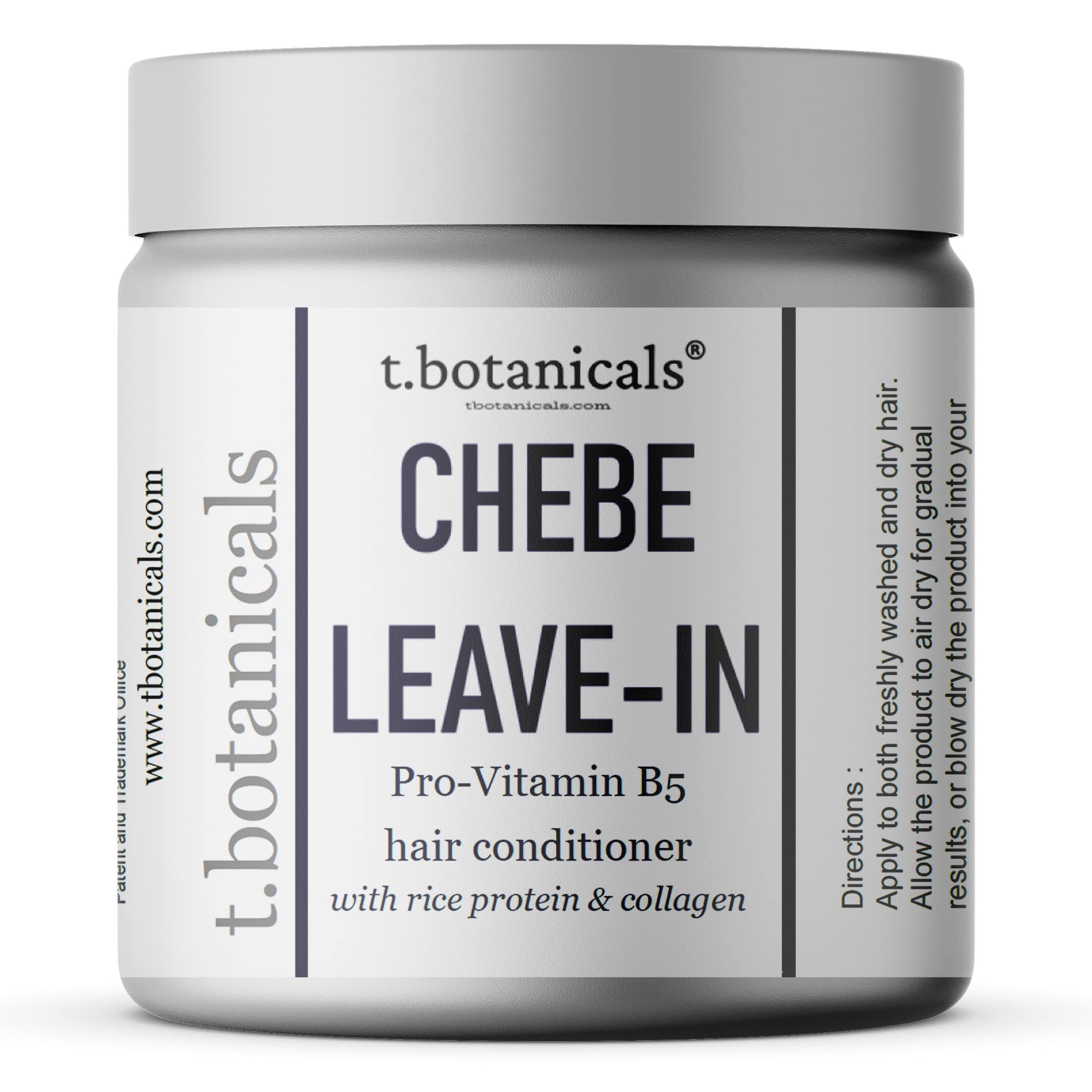 t.botanicals Chebe Leave-In Conditioner bottle ready to boost moisture and shine