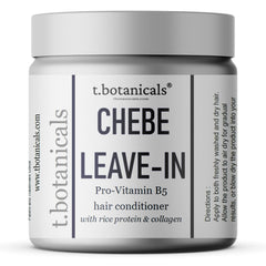 t.botanicals Chebe Leave-In Conditioner bottle ready to boost moisture and shine