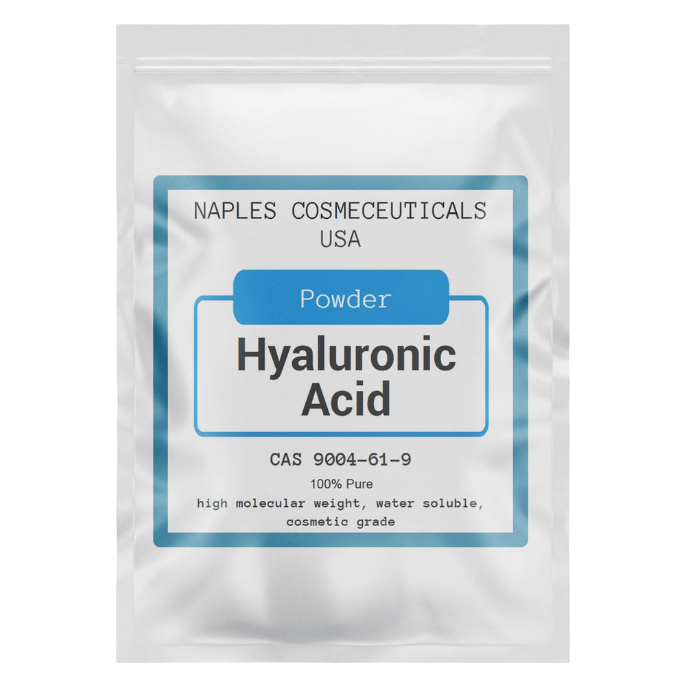 t.botanicals Hyaluronic Acid Powder bottle showing hydration potential for skin