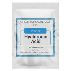 t.botanicals Hyaluronic Acid Powder bottle showing hydration potential for skin