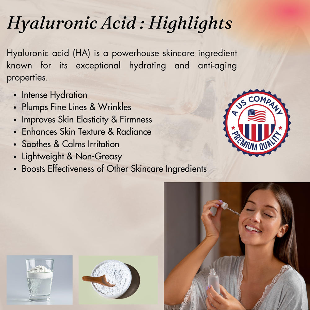 t.botanicals Hyaluronic Acid Powder jar close-up highlighting texture and purity