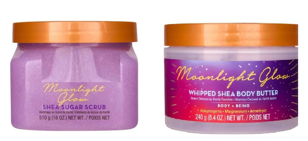 T H Moonlight Glow Shea Sugar Body Scrub texture close-up for exfoliating radiant skin