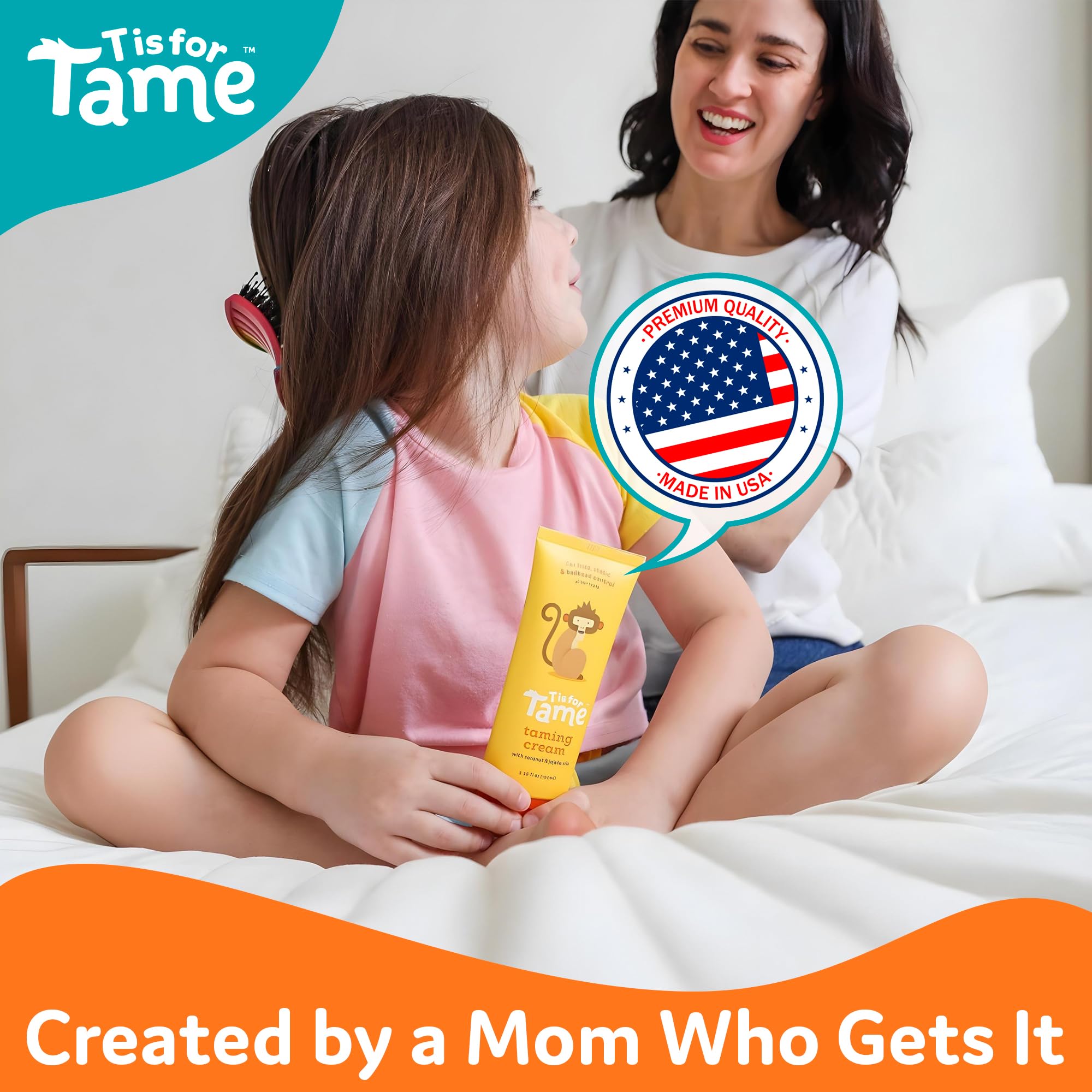 T is for Tame ingredients label coconut and jojoba.