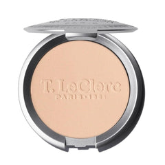 T. LeClerc Rice Compact Powder packaging shows portable luxurious compact.