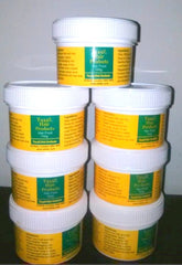 T444Z Hair Food 150g white jar label closeup emphasizing ingredients