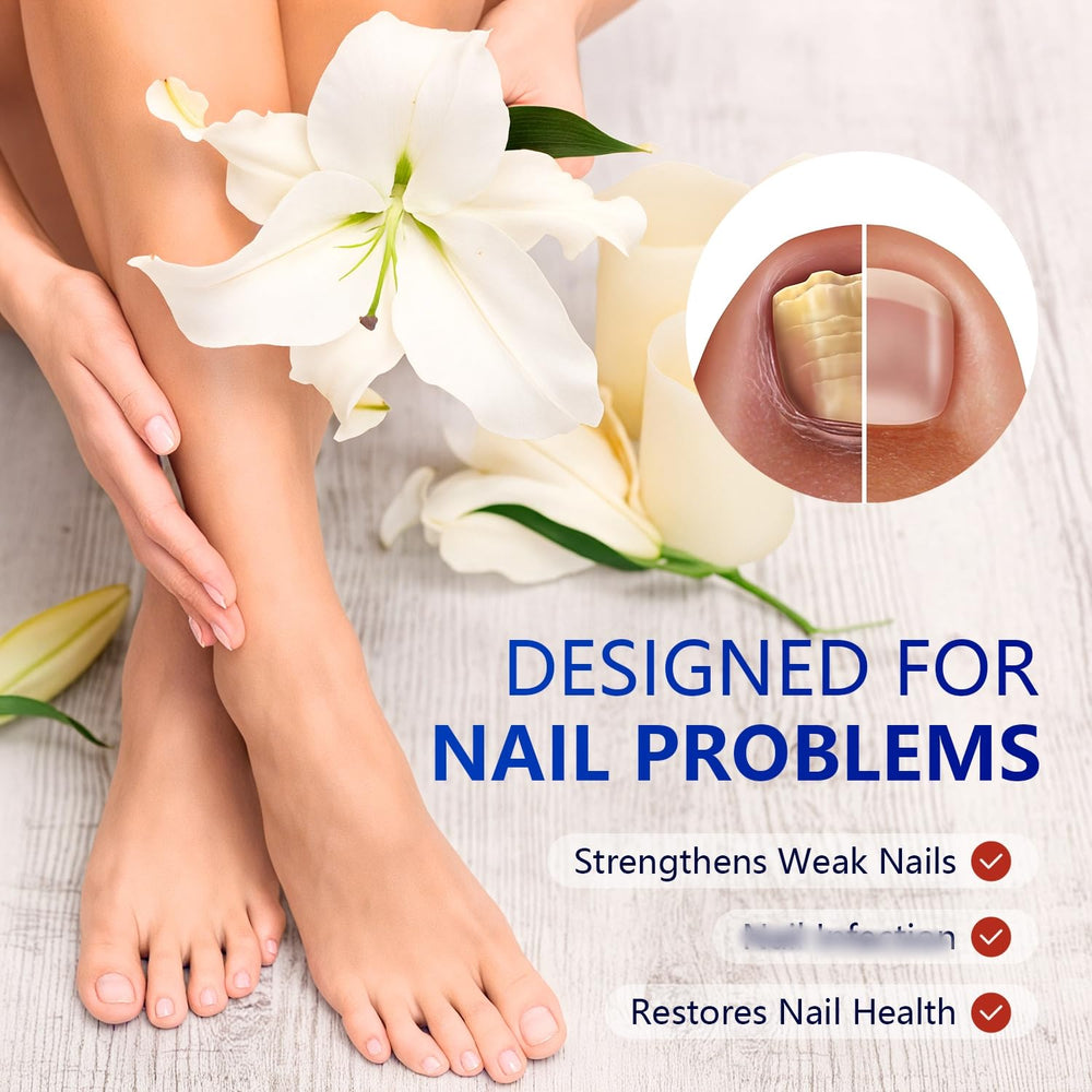 taakcc toenail patches deliver 8-hour repair while you rest.