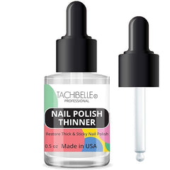Tachibelle Nail Polish Thinner exclusive-dropper highlights precise application and minimal waste.