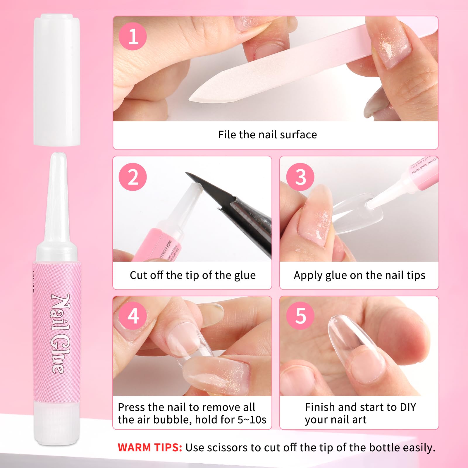 TADANG TADOPRO Cuticle Pusher double-ended for precise prep.