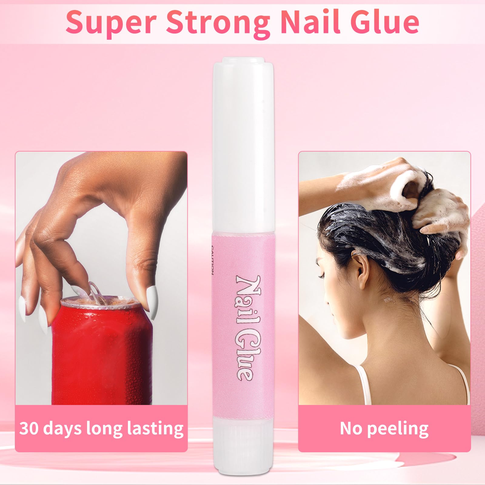 TADANG TADOPRO Nail Glue bottle close-up highlighting fast-dry formula.
