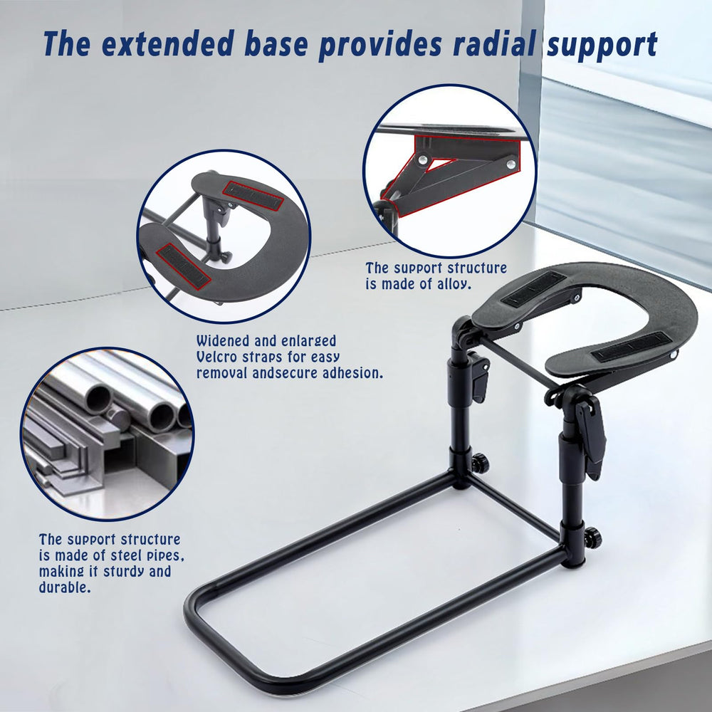 Tademis height-adjustable head cradle adapts to your preferred angle