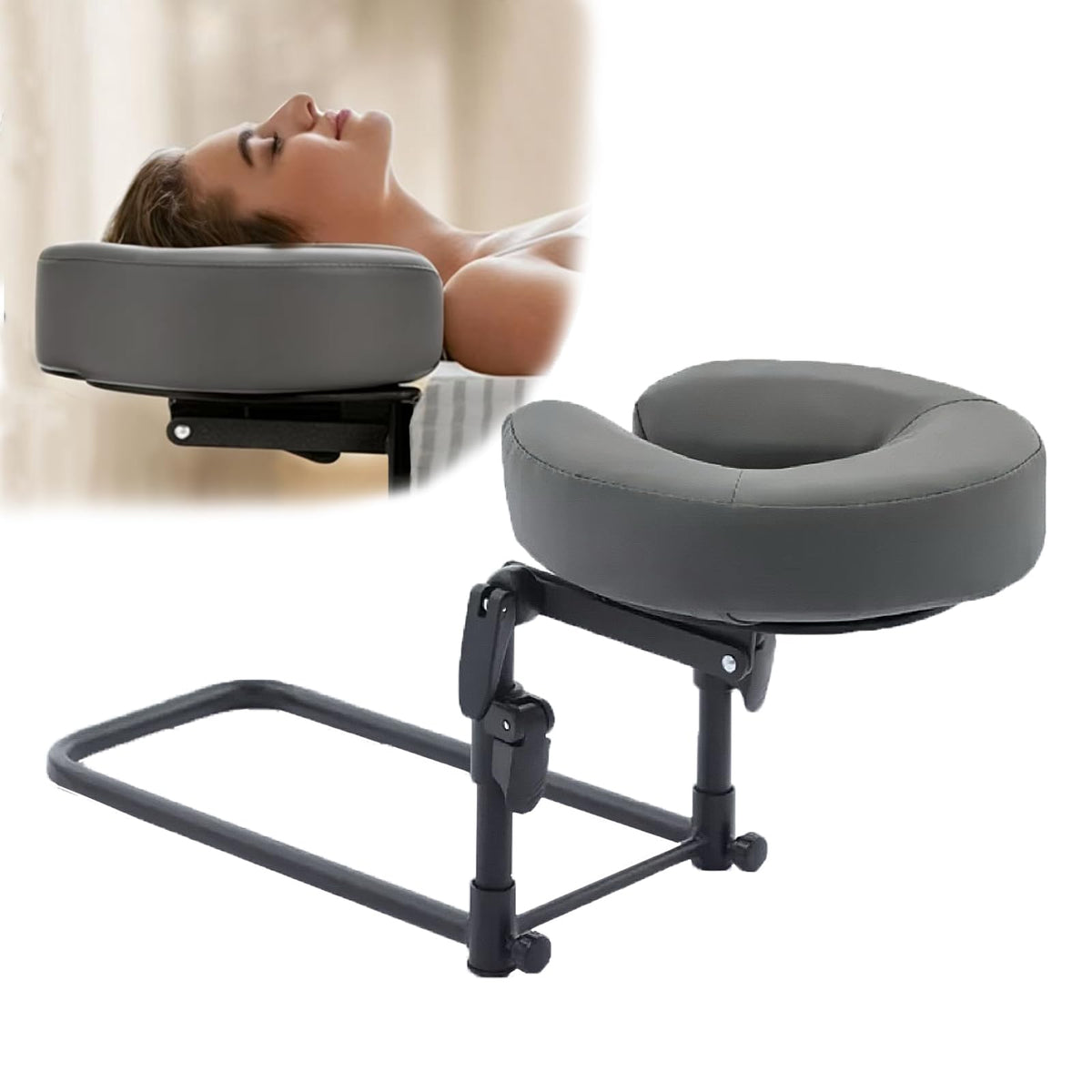 Tademis massage headrest bed with universal fit for various mattresses
