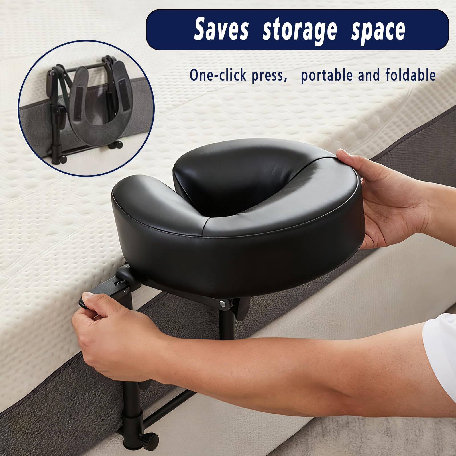 Tademis PU leather cover delivers hygienic, easy-to-clean protection
